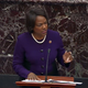 In this screengrab taken from a Senate Television webcast, House manager Rep. Val Demings (D-FL) speaks during impeachment proceedings against U.S. President Donald Trump in the Senate at the U.S. Capitol on February 3, 2020, in Washington, DC.